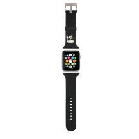 Karl Lagerfeld Silicone Karl Head – Pasek do Apple Watch 38/40/41 mm (czarny)