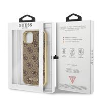 Guess 4G Collection MagSafe - Etui iPhone 13 (brązowy)