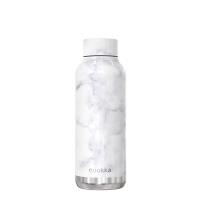 Quokka Solid - Butelka termiczna ze stali nierdzewnej 510 ml (Marble)