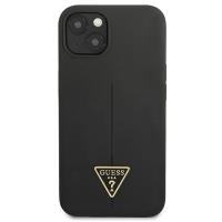 Guess Silicone Triangle Logo - Etui iPhone 13 (czarny)