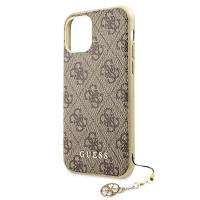 Guess 4G Charms Collection - Etui iPhone 11 (brązowy)
