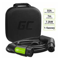 Green Cell - Kabel GC EV Type 2 7.2kW 7m do ładowania Tesla Model 3 / S / X, Leaf, i3, ID.3, e-208, e-Up!, Citigo iV, Kona