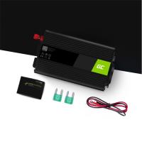 Green Cell - Przetwornica napięcia Inwerter tryb UPS 12V na 230V Czysta sinusoida 300W/600W do Pompy centralnego ogrzewania
