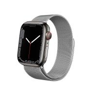 Crong Milano Steel - Pasek ze stali nierdzewnej do Apple Watch 42/44/45/49 mm (srebrny)