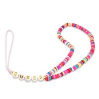 Guess Phone Strap Beads Heishi - Zawieszka do telefonu 25 cm (Multicolor Pink)