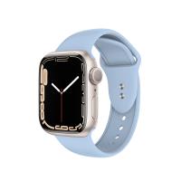 Crong Liquid - Pasek do Apple Watch 42/44/45/49 mm (błękitny)