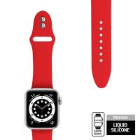Crong Liquid - Pasek do Apple Watch 38/40/41 mm (czerwony)