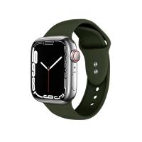 Crong Liquid - Pasek do Apple Watch 42/44/45/49 mm (zielony)