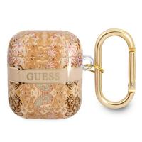 Guess Paisley - Etui Etui Airpods 1/2 gen (Gold)