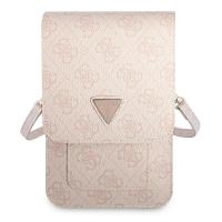 Guess Wallet 4G Triangle Logo Phone Bag – Torba na smartfona i akcesoria (Pink)