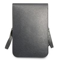 Guess Wallet Saffiano Triangle Logo Phone Bag – Torba na smartfona i akcesoria (Grey)