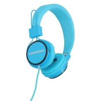 Grundig - Słuchawki nauszne neon (niebieski)