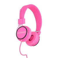 Grundig - Słuchawki nauszne neon (różowy)