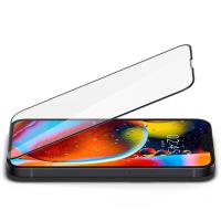 Spigen Glass FC - Szkło hartowane do iPhone 15 Plus / iPhone 14 Plus / iPhone 13 Pro Max (Czarna ramka)