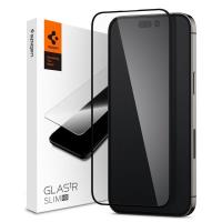 Spigen Glass FC - Szkło hartowane iPhone 14 Pro Max (Czarna ramka)