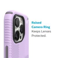 Speck Presidio2 Grip - Antypoślizgowe etui iPhone 14 Pro Max (Spring Purple / Cloudygrey / White)