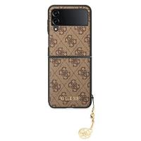 Guess 4G Charms Collection - Etui do Samsung Galaxy Z Flip 4 (brązowy)