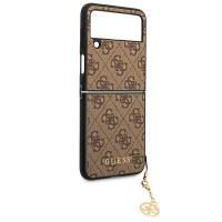 Guess 4G Charms Collection - Etui do Samsung Galaxy Z Flip 4 (brązowy)