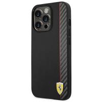 Ferrari Carbon – Etui iPhone 14 Pro Max (Czarny)