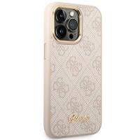 Guess 4G Metal Camera Outline Case – Etui iPhone 14 Pro (Różowy)
