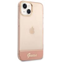 Guess Translucent - Etui iPhone 14 (rózowy)