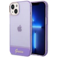 Guess Translucent - Etui iPhone 14 (fioletowy)