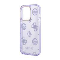Guess Peony Glitter Case – Etui iPhone 14 Pro Max (Liliowy)