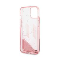 Karl Lagerfeld Liquid Glitter Big Logo Case - Etui iPhone 14 (różowy)