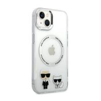 Karl Lagerfeld Karl & Choupette Aluminium MagSafe - Etui iPhone 14 Plus (przezroczysty)