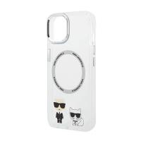 Karl Lagerfeld Karl & Choupette Aluminium MagSafe - Etui iPhone 14 Plus (przezroczysty)