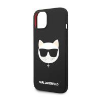 Karl Lagerfeld Choupette Head MagSafe Silicone - Etui iPhone 14 (czarny)