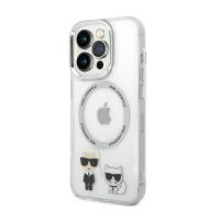 Karl Lagerfeld Karl & Choupette Aluminium MagSafe - Etui iPhone 14 Pro Max (przezroczysty)