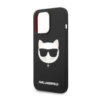 Karl Lagerfeld Choupette Head MagSafe Silicone - Etui iPhone 14 Pro Max (czarny)