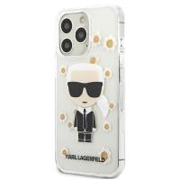 Karl Lagerfeld Iconic Karl Flower - Etui iPhone 13 Pro Max (przezroczysty)