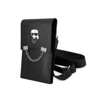 Karl Lagerfeld Ikonik Karl Chain Wallet Phone Bag - Torba na smartfona i akcesoria (czarny)