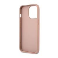 Guess Saffiano Triangle Logo Case – Etui iPhone 14 Pro Max (różowy)