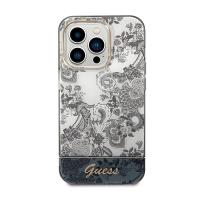 Guess Porcelain Collection - Etui iPhone 14 Pro (szary)
