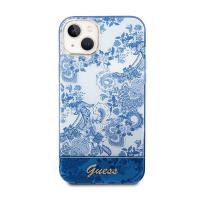 Guess Porcelain Collection - Etui iPhone 14 Plus (niebieski)