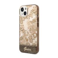 Guess Porcelain Collection - Etui iPhone 14 Plus (ochre)