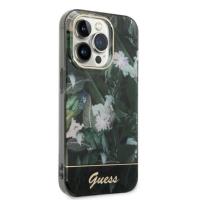 Guess Jungle Case - Etui iPhone 14 Pro Max (zielony)