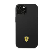 Ferrari Silicone Metal Logo - Etui iPhone 14 Plus (czarny)