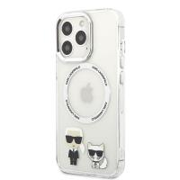 Karl Lagerfeld Karl & Choupette Aluminium MagSafe - Etui iPhone 13 Pro (przezroczysty)