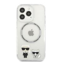 Karl Lagerfeld Karl & Choupette Aluminium MagSafe - Etui iPhone 13 Pro Max (przezroczysty)
