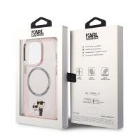 Karl Lagerfeld IML NFT Karl & Choupette Magsafe - Etui iPhone 14 Pro (różowy)