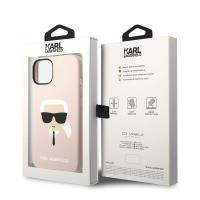 Karl Lagerfeld Silicone Ikonik Karl`s Head MagSafe - Etui iPhone 14 Plus (różowy)