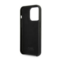 Karl Lagerfeld Leather Perforated Logo Case - Etui iPhone 14 Pro (czarny)