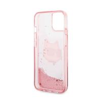 Karl Lagerfeld Liquid Glitter NFT Choupette Head - Etui iPhone 14 Plus (różowy)