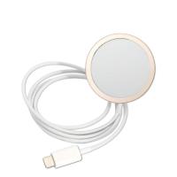 Guess Bundle Pack MagSafe IML Marble - Zestaw etui + ładowarka MagSafe iPhone 14 Pro Max (biały/złoty)