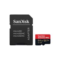 SanDisk Extreme Pro microSDXC - Karta pamięci 64 GB A2 V30 UHS-I U3 200/90 MB/s z adapterem