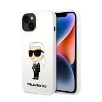 Karl Lagerfeld Silicone NFT Ikonik - Etui iPhone 14 Plus (biały)